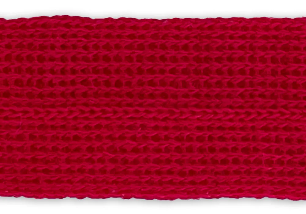 7/8" Cherry Simple Fold-Over Wool Trim (Made in Japan)