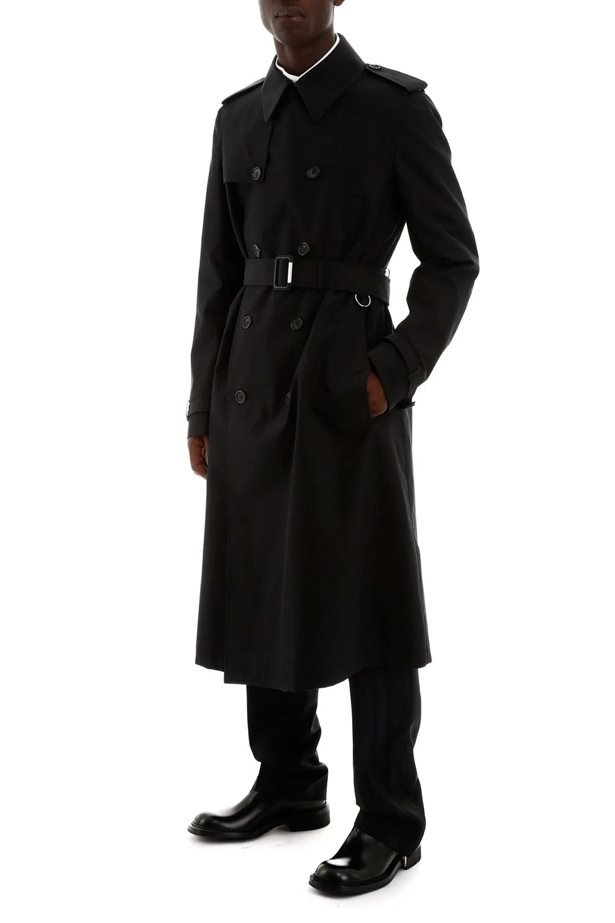 Alexander McQueen Double Breasted Trench Coat