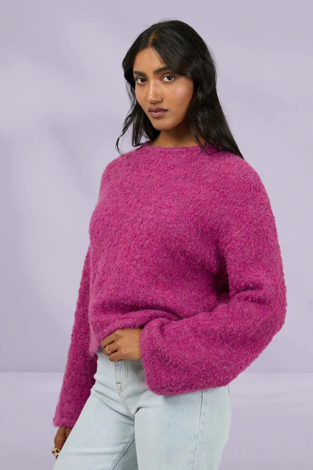 All About Eve Cleo Knit Mauve