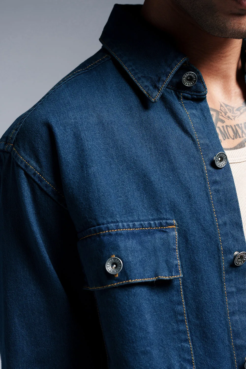 Anchor Blue Men's Denim Jacket