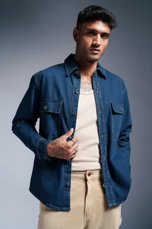 Anchor Blue Men's Denim Jacket