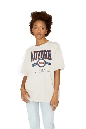 AUBURN TIGERS GET GOIN' OVERSIZED CREW NECK TEE