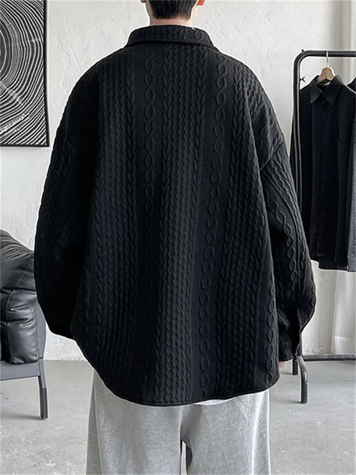 Autumn Handsome Oversized Simple Pretty Men's Jackets