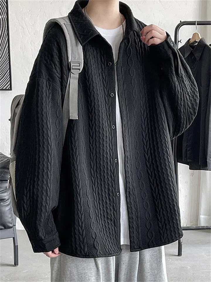 Autumn Handsome Oversized Simple Pretty Men's Jackets