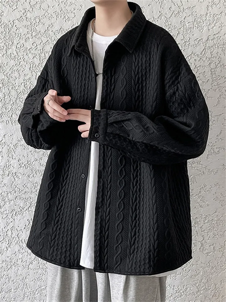 Autumn Handsome Oversized Simple Pretty Men's Jackets