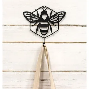 Black Bee Metal Hanger w/Hook