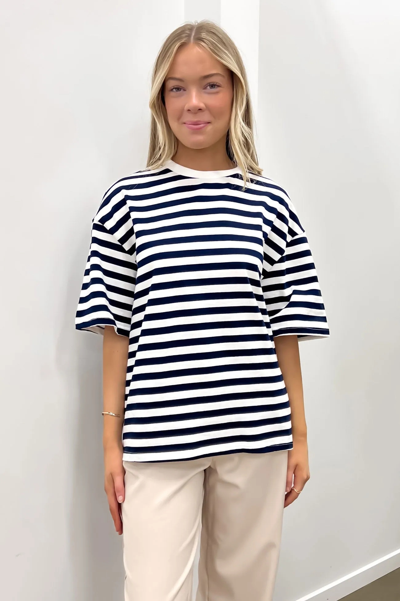 Blair Tee Navy Stripe