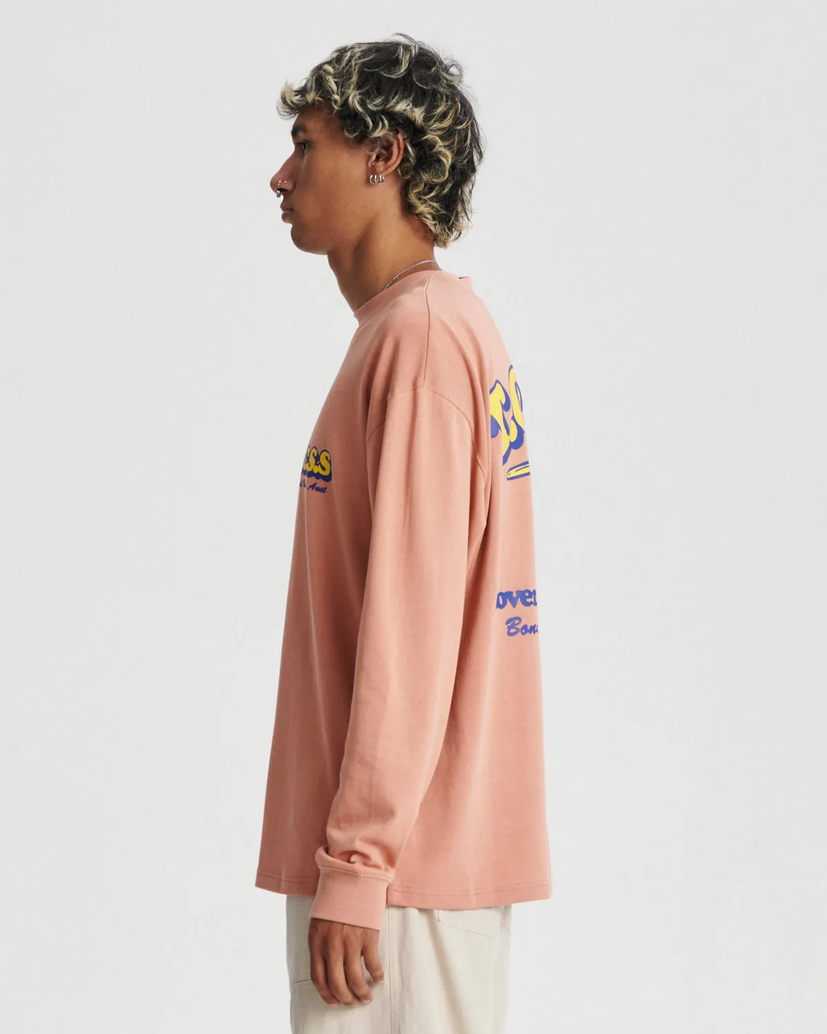 Blinky Long Sleeve Tee – Peach