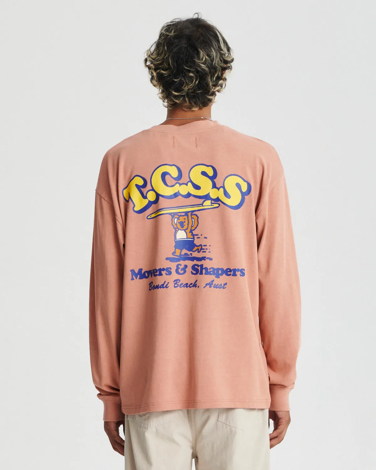 Blinky Long Sleeve Tee – Peach