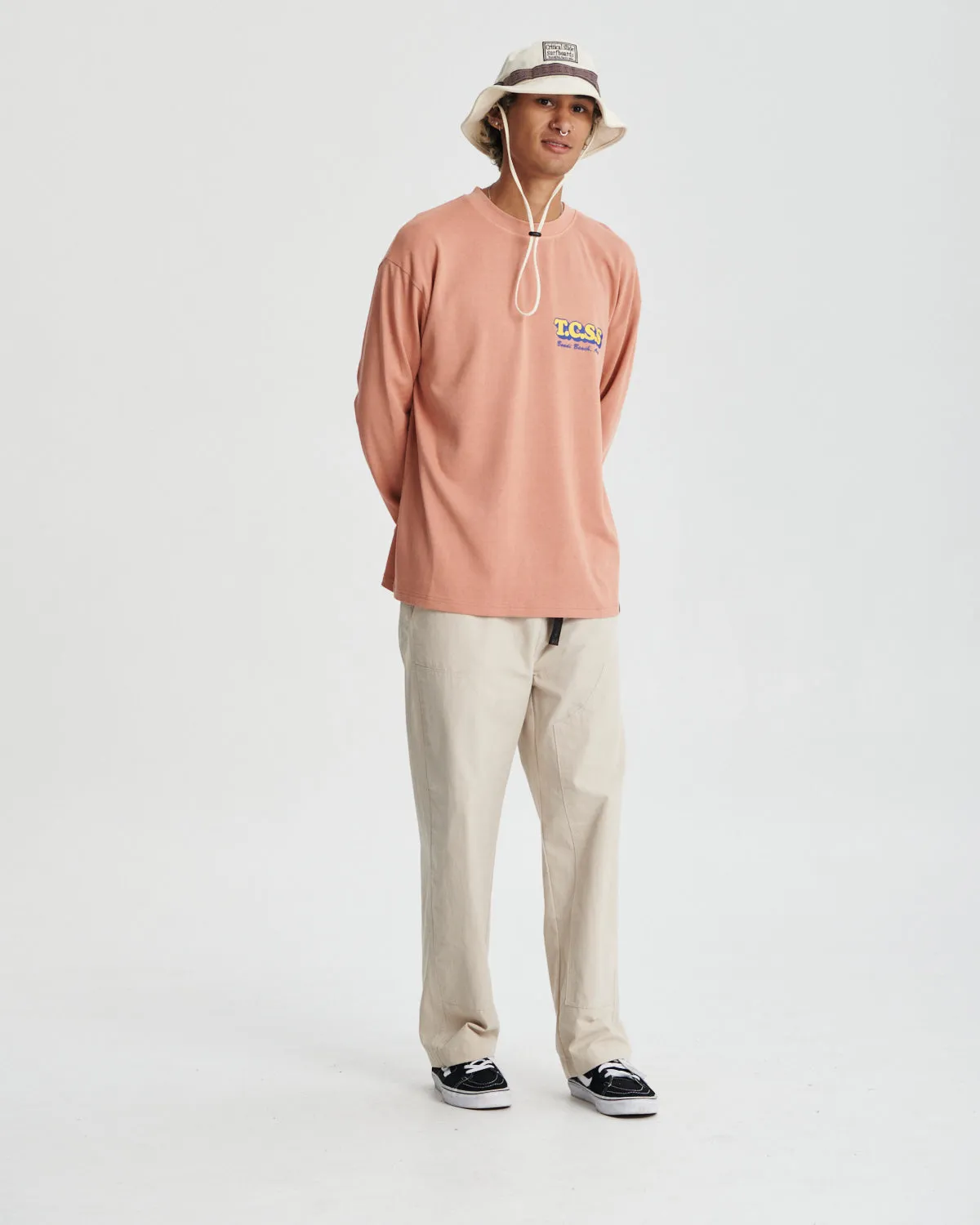 Blinky Long Sleeve Tee – Peach