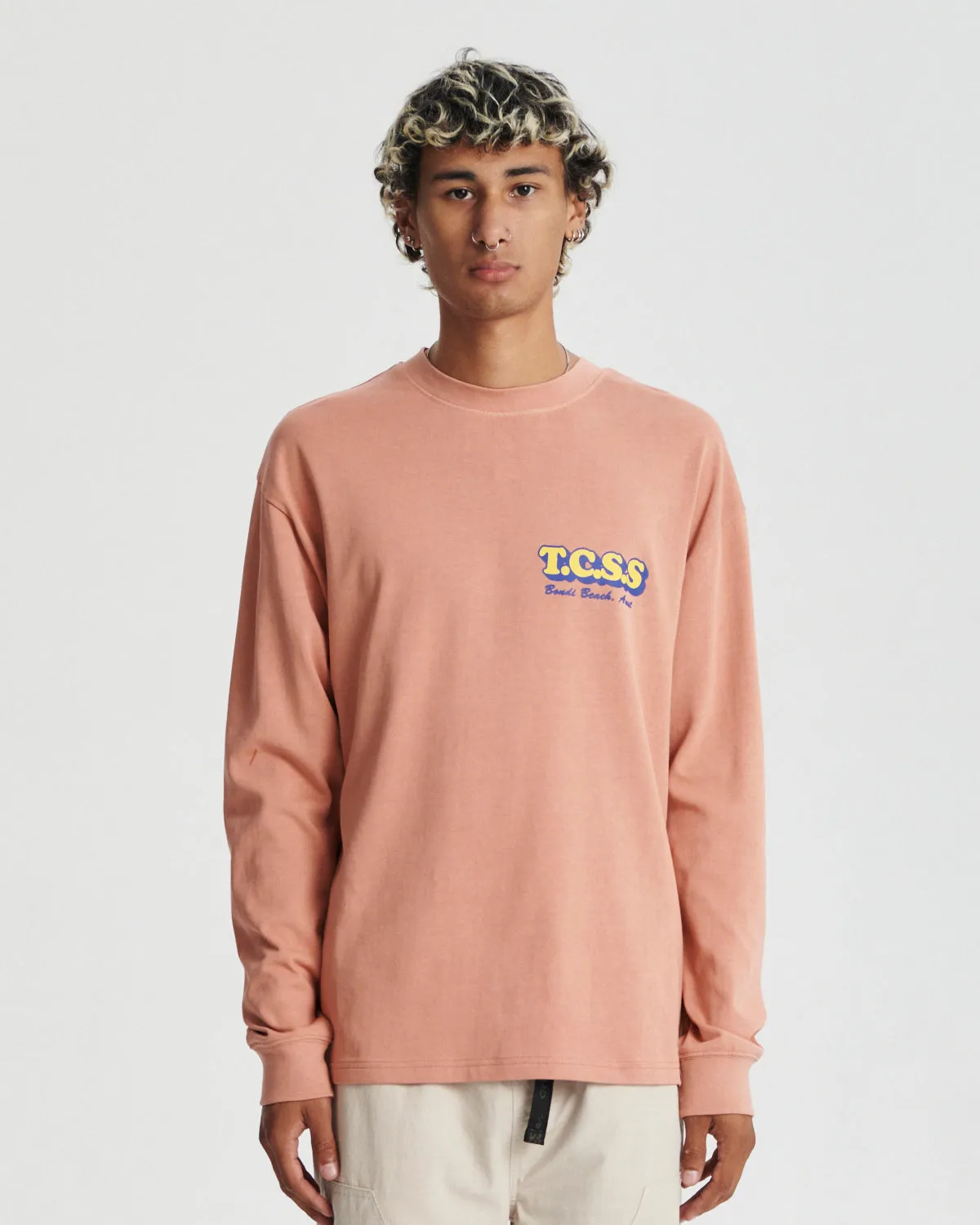 Blinky Long Sleeve Tee – Peach