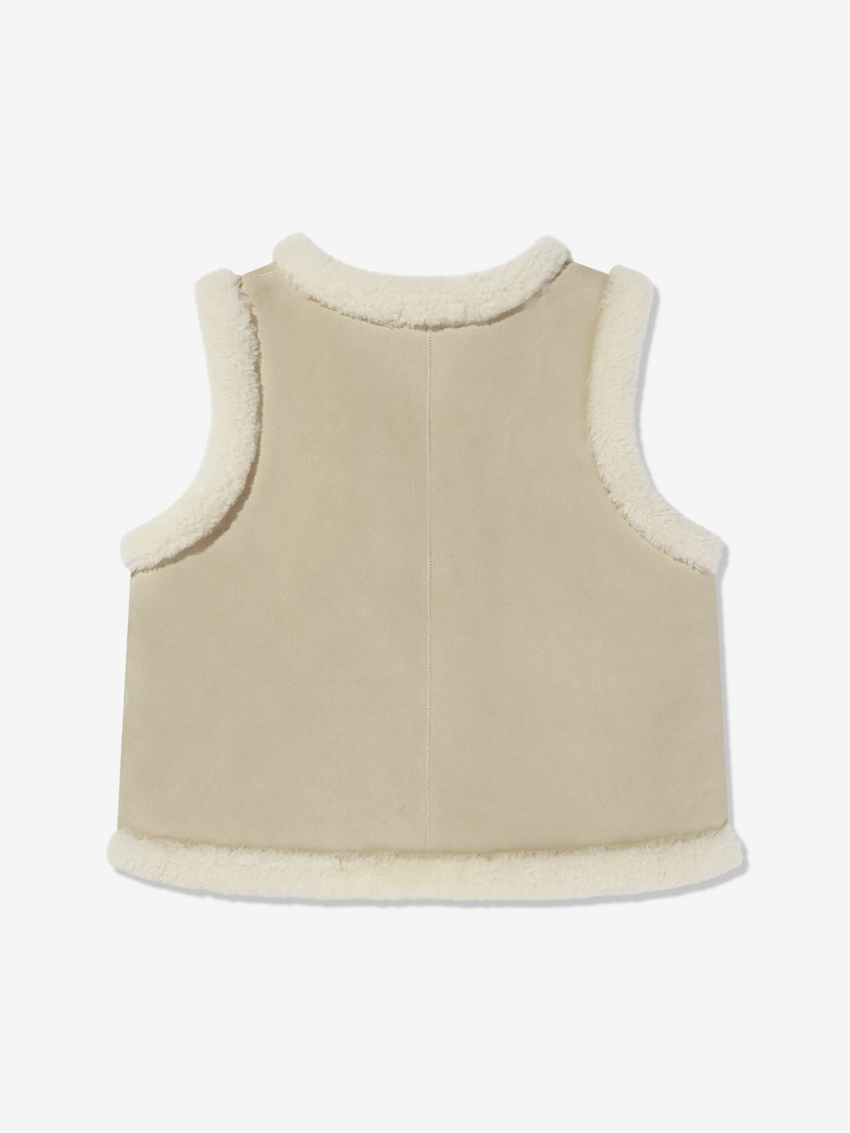 Bonpoint Girls Fleece Lined Bibi Gilet