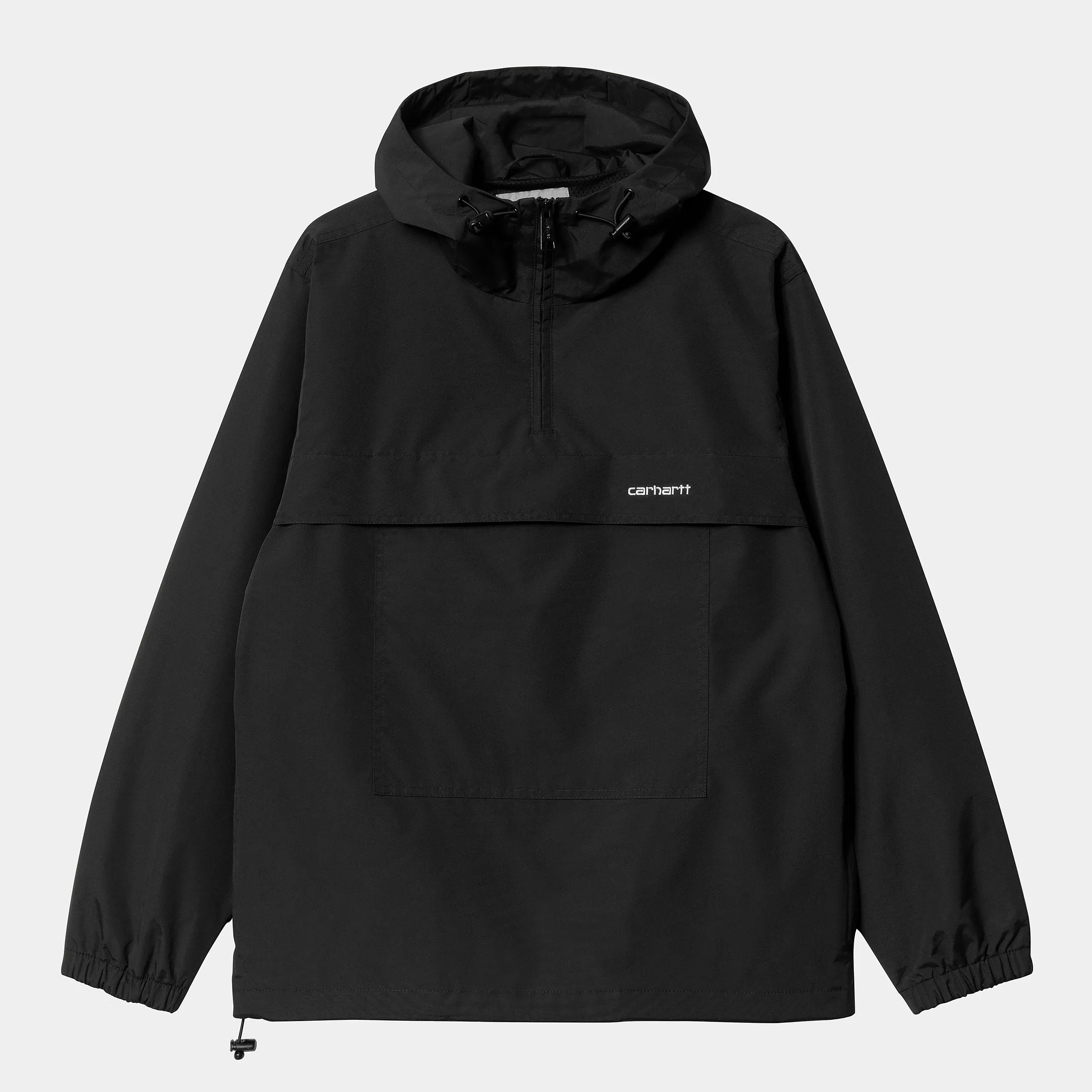 Carhartt WIP - Windbreaker (Summer) Pullover Hooded Jacket - Black / White