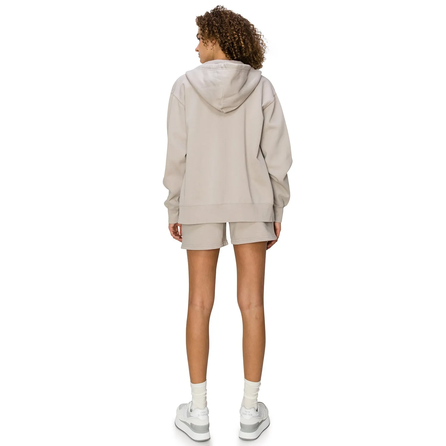 Cloud Fleece Zip Up Hoodie - Light Taupe