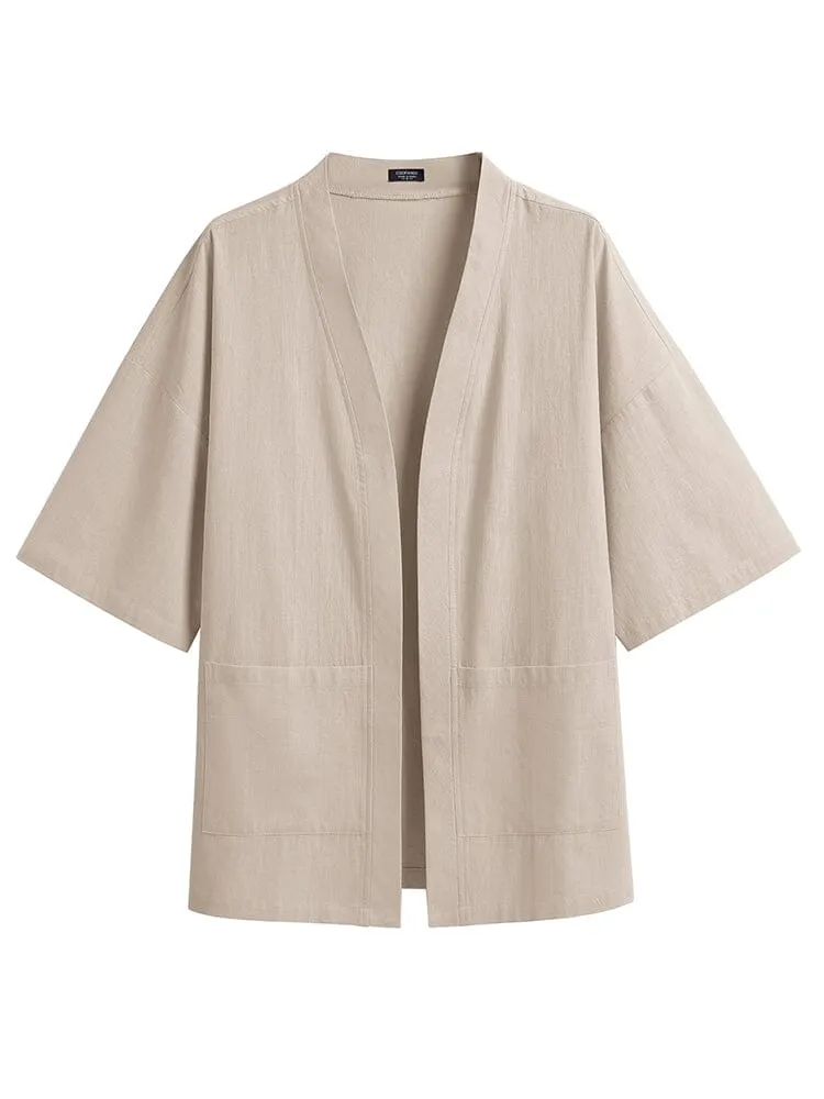 Cotton Linen Kimono Shirt (US Only)