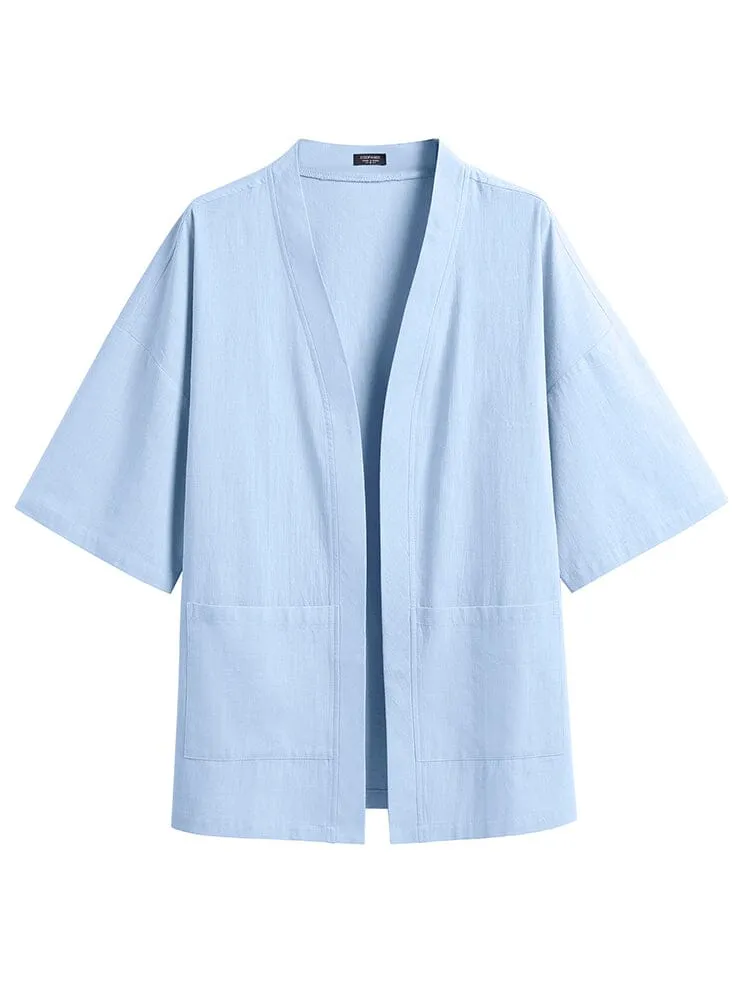 Cotton Linen Kimono Shirt (US Only)