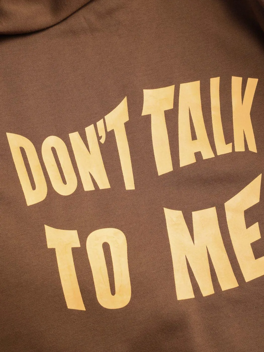 Don't Talk To Me Letters Printed Hoodie