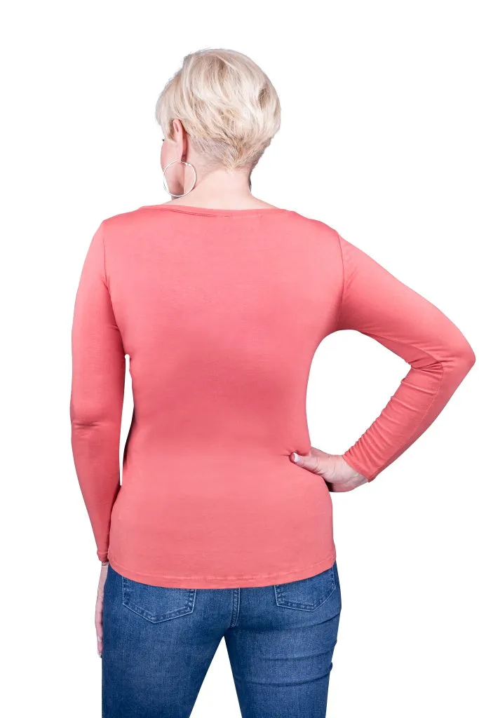 Everly Viscose Sheen Top (BLS137)