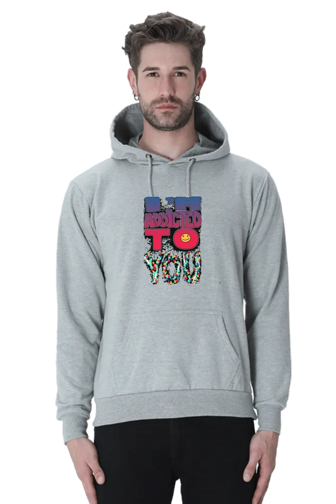 Exclusive I Am Addicted Hoodie Bold Style for Men