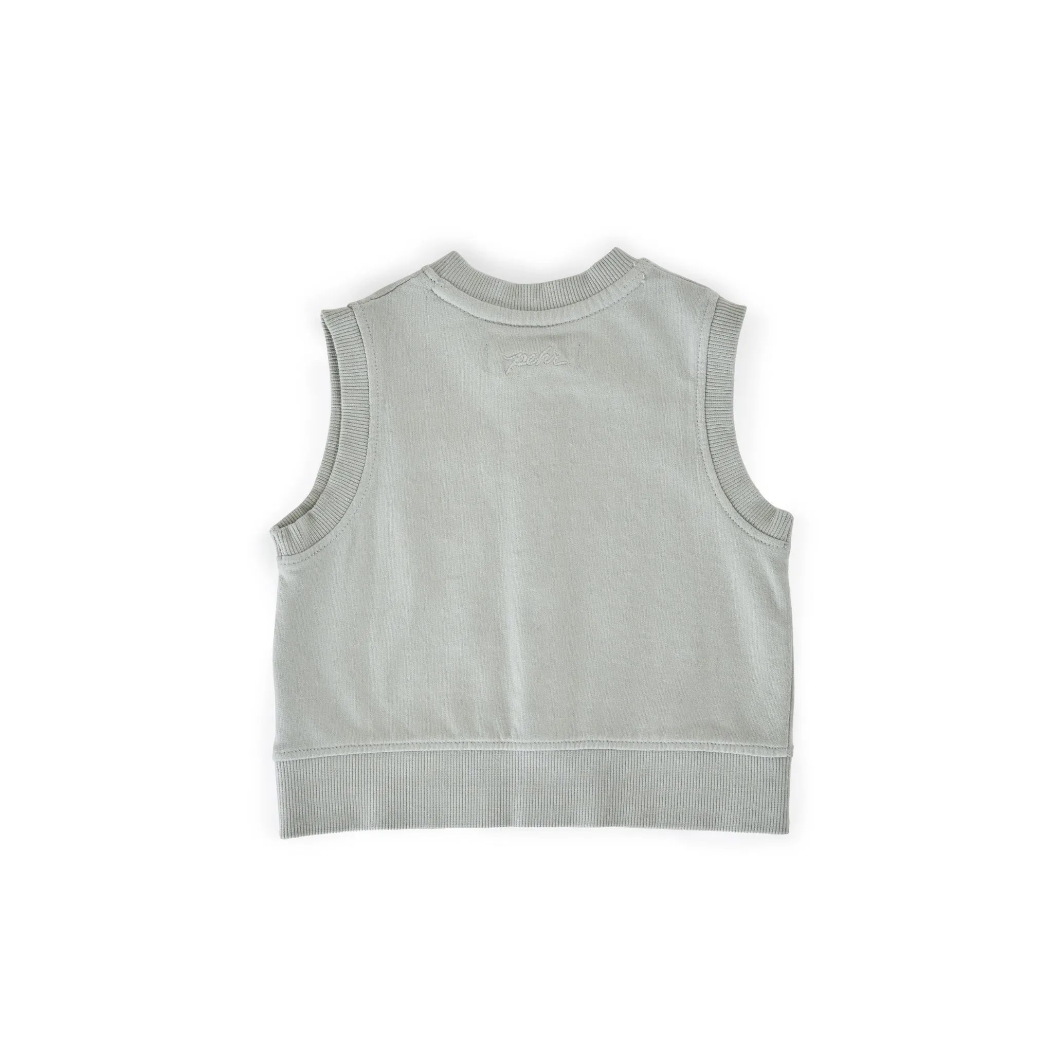 French Terry Patch Pocket Vest