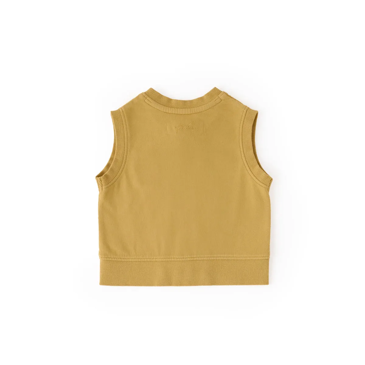 French Terry Patch Pocket Vest