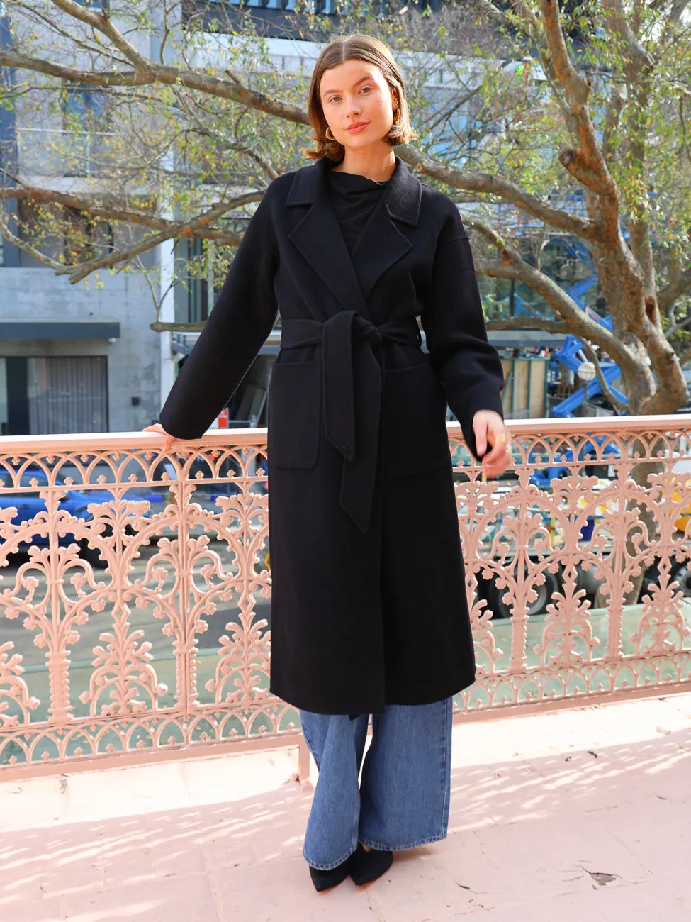 Friends with Frank Camilla Coat in Black