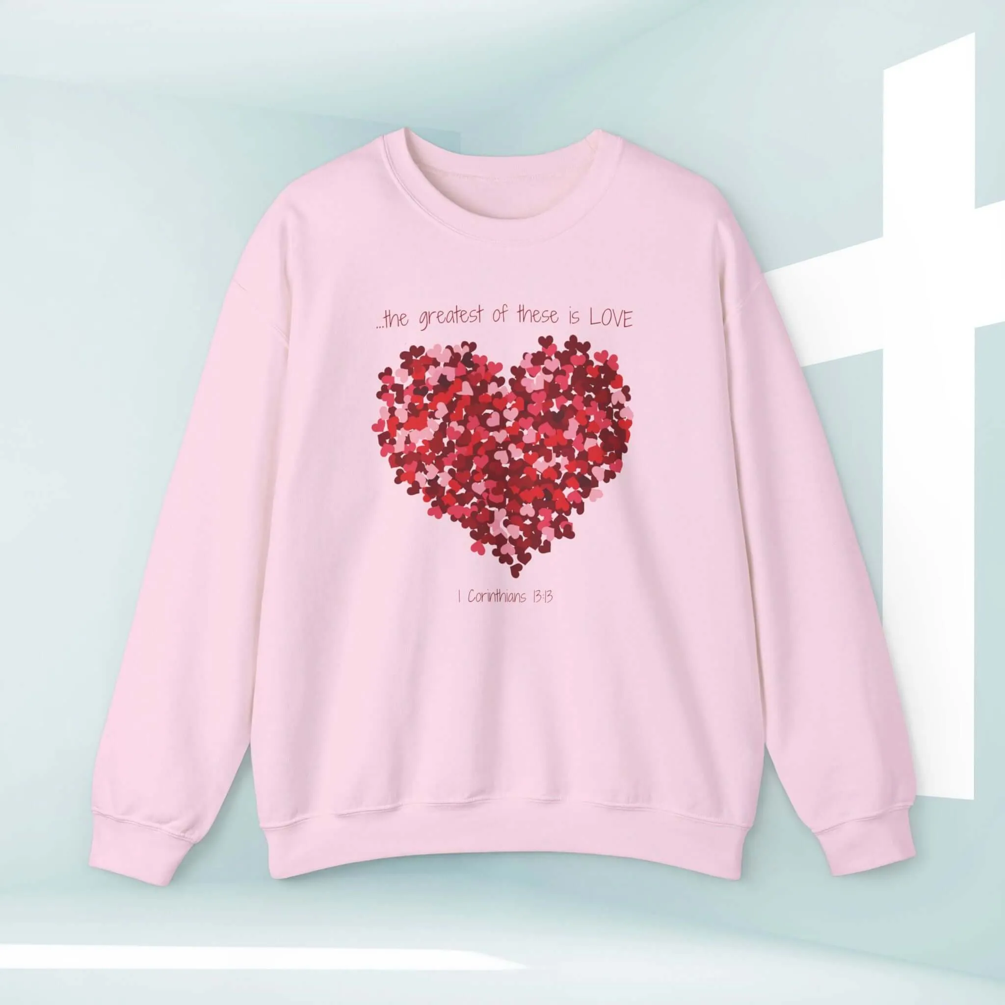 Greatest Love Sweatshirt Wedding Anniversary Valentines Crewneck Shirt