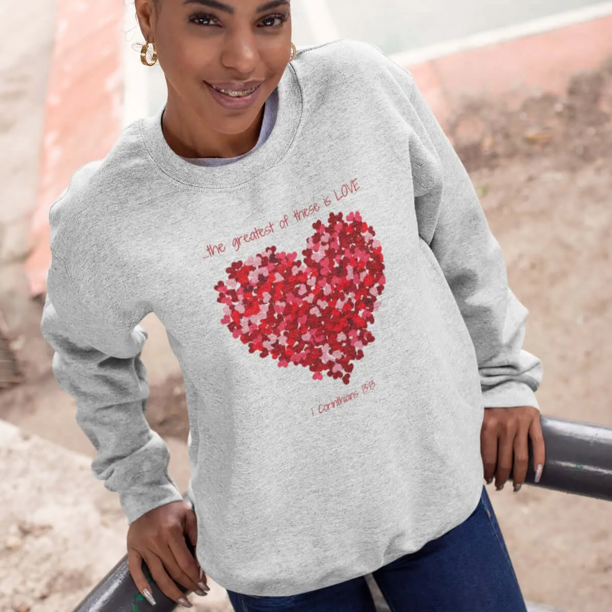 Greatest Love Sweatshirt Wedding Anniversary Valentines Crewneck Shirt