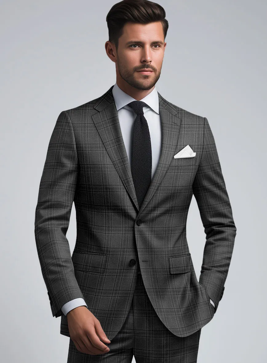 Hardy Minnis Adali Gray Check Wool Jacket