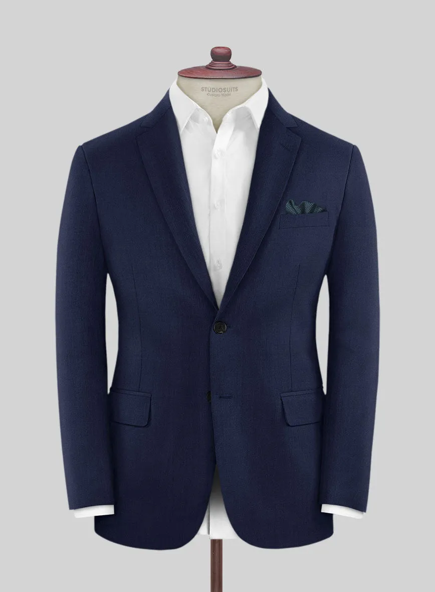 Huddersfield Stretch Persian Blue Wool Jacket