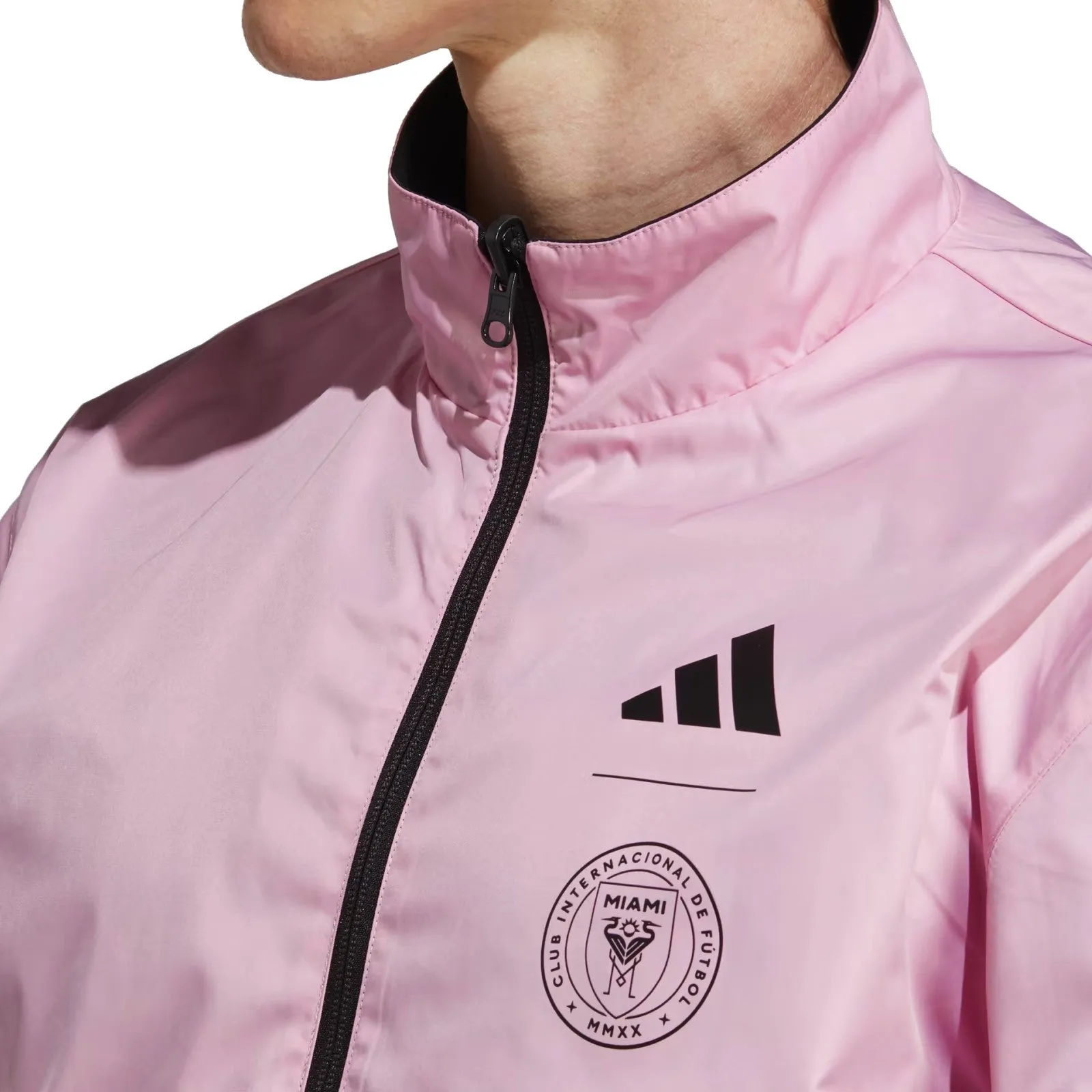 Inter Miami pre-match presentation Soccer jacket 2023 - Adidas