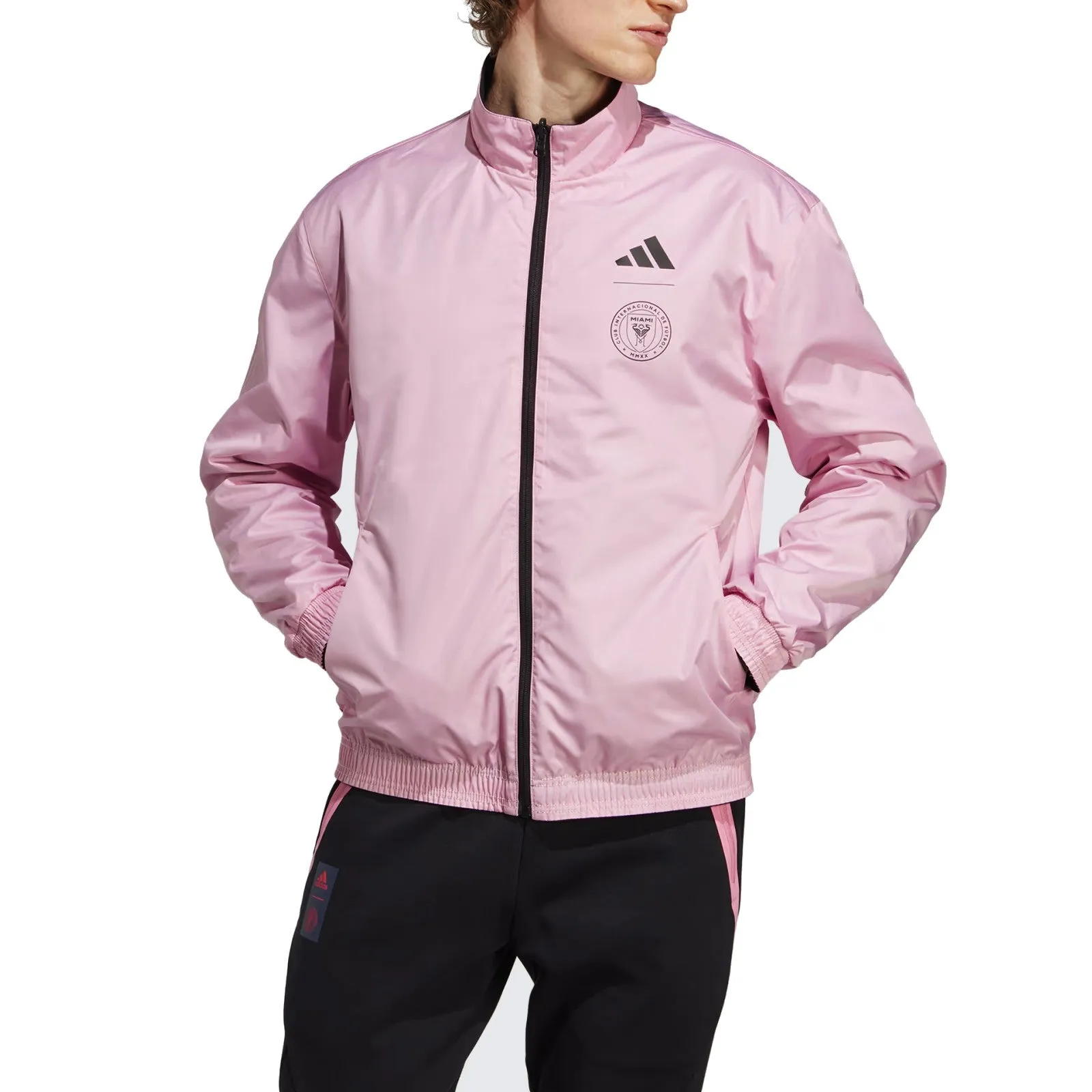 Inter Miami pre-match presentation Soccer jacket 2023 - Adidas