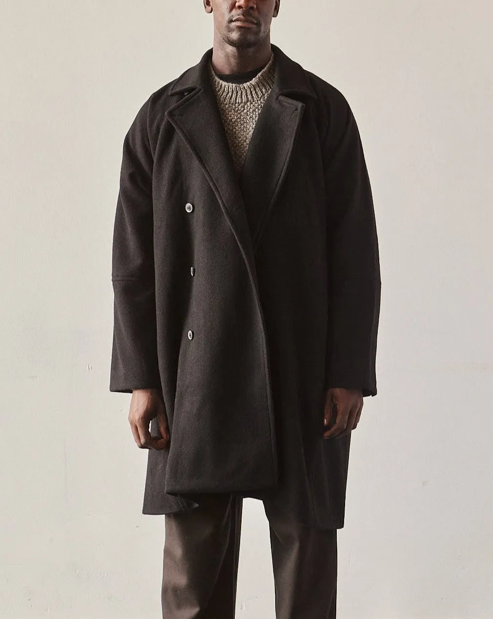 Jan-Jan Van Essche Coat #27, Pitch Black