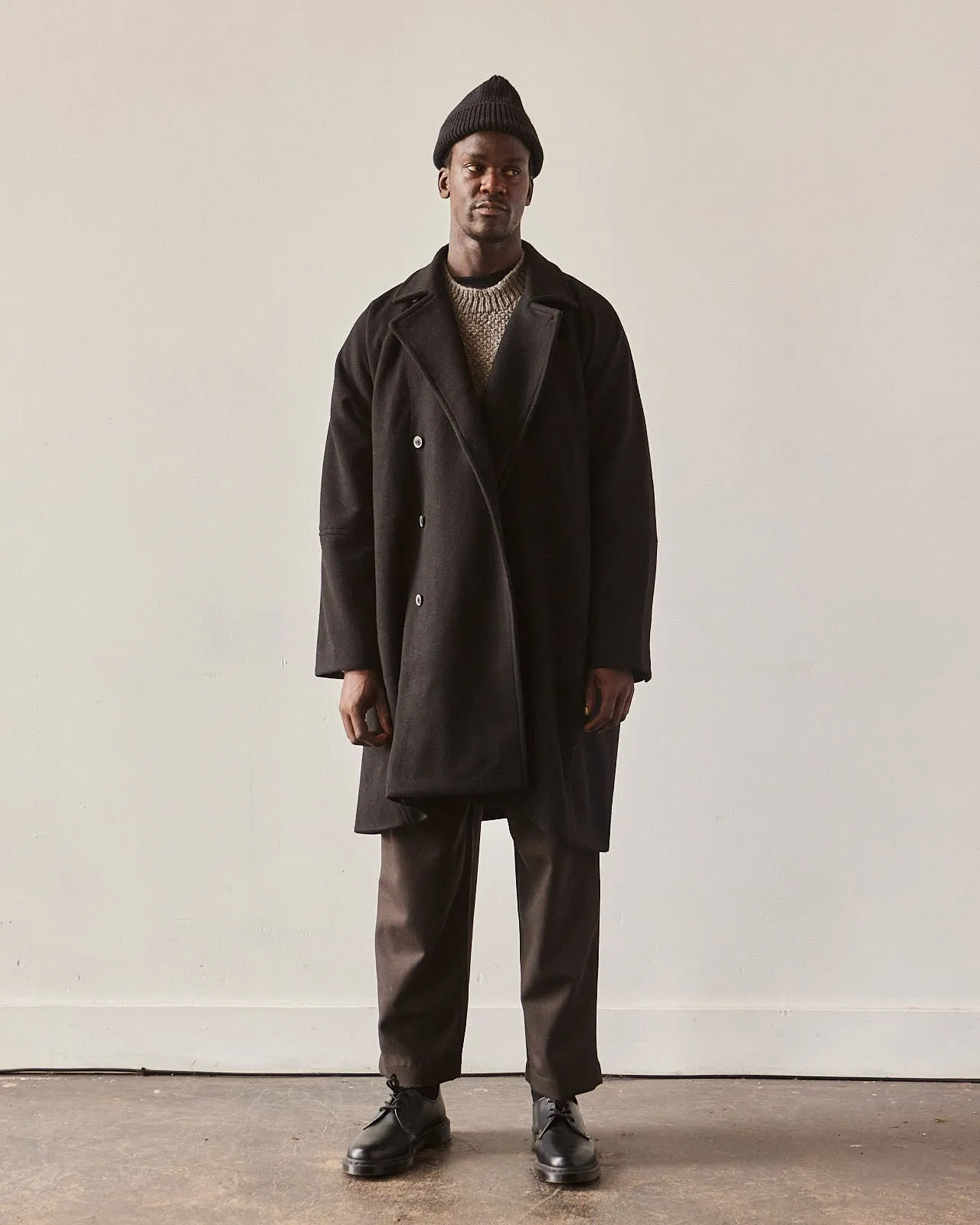 Jan-Jan Van Essche Coat #27, Pitch Black