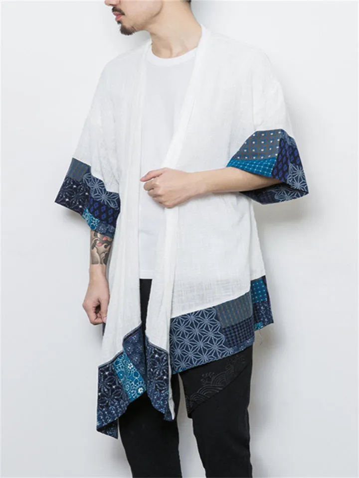 Japanese High Street Short Sleeve Linen Jacket