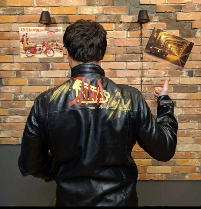 'JAWA' Leather Jacket