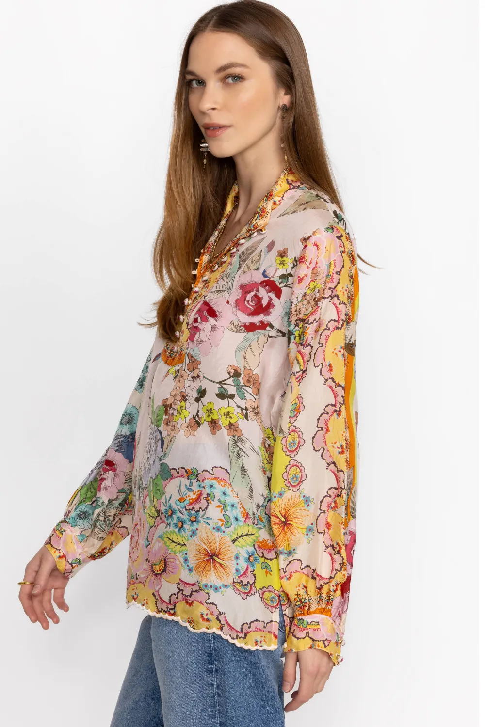 Johnny Was Rossy Abby Blouse - Multi