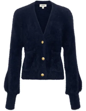 L'Agence Harriet Blouson Sleeve Cardigan