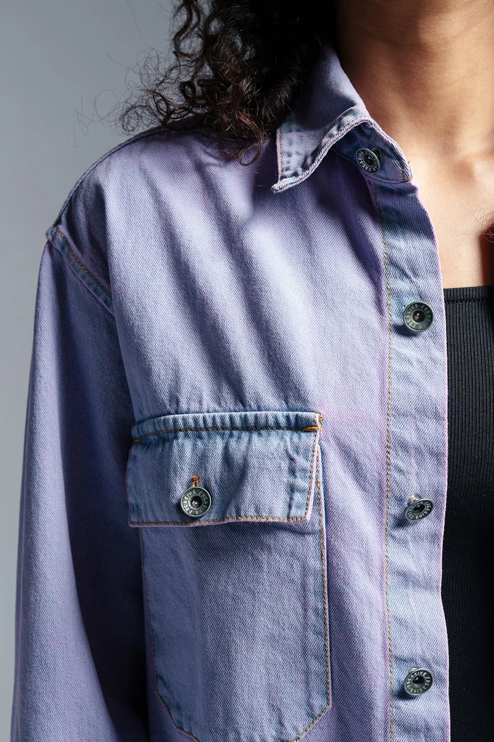 Lilac Blush Women's Denim Jacket