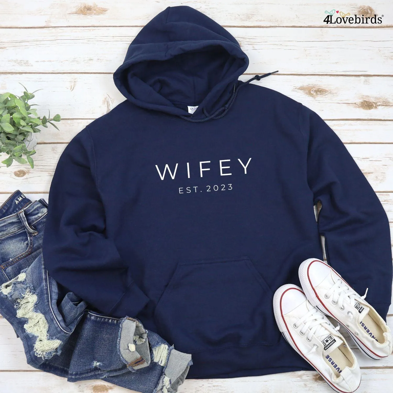 Matching Set: Hubby & Wifey Outfits for Wedding & Honeymoon Gifts