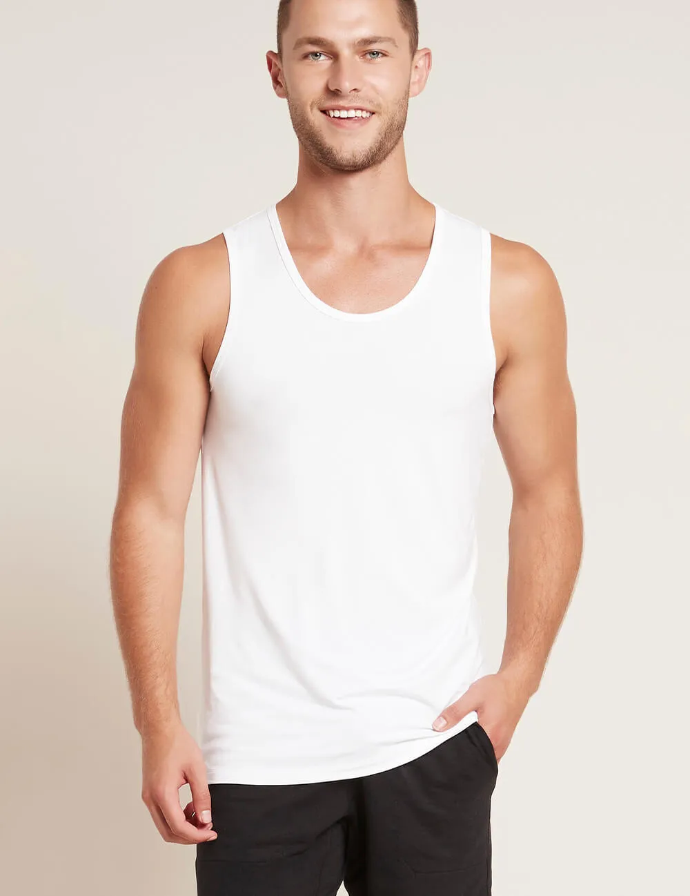 Men's Singlet - White