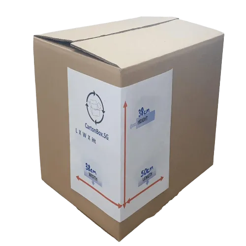 New Standard Carton Box  : 50cm(L) x 38cm(W) x 38cm(H)-Bundle of 10pcs *