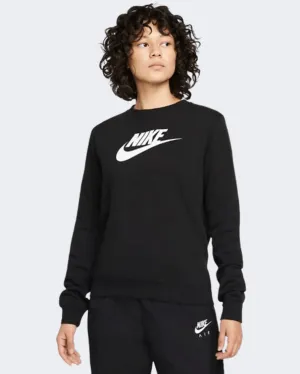 Nike Sportswear Club Fleece Women Lifestyle Sweatshirt Black/White Dq5832-010