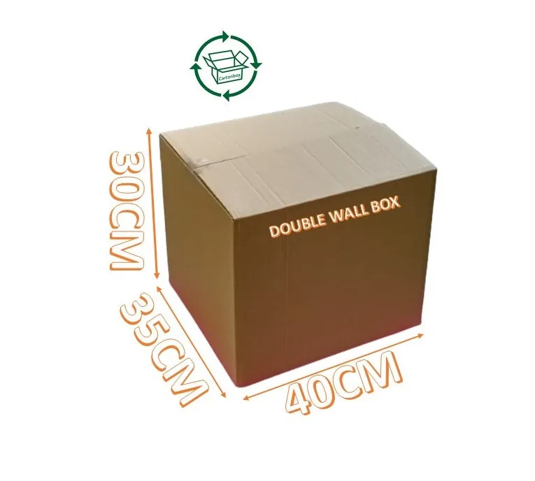 Normal New Carton Box  : 40cm(L) x 35cm(W) x 30cm(H)