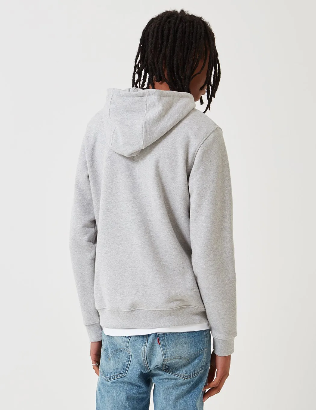 Norse Projects Vagn Classic Hooded Sweatshirt - Light Grey Melange