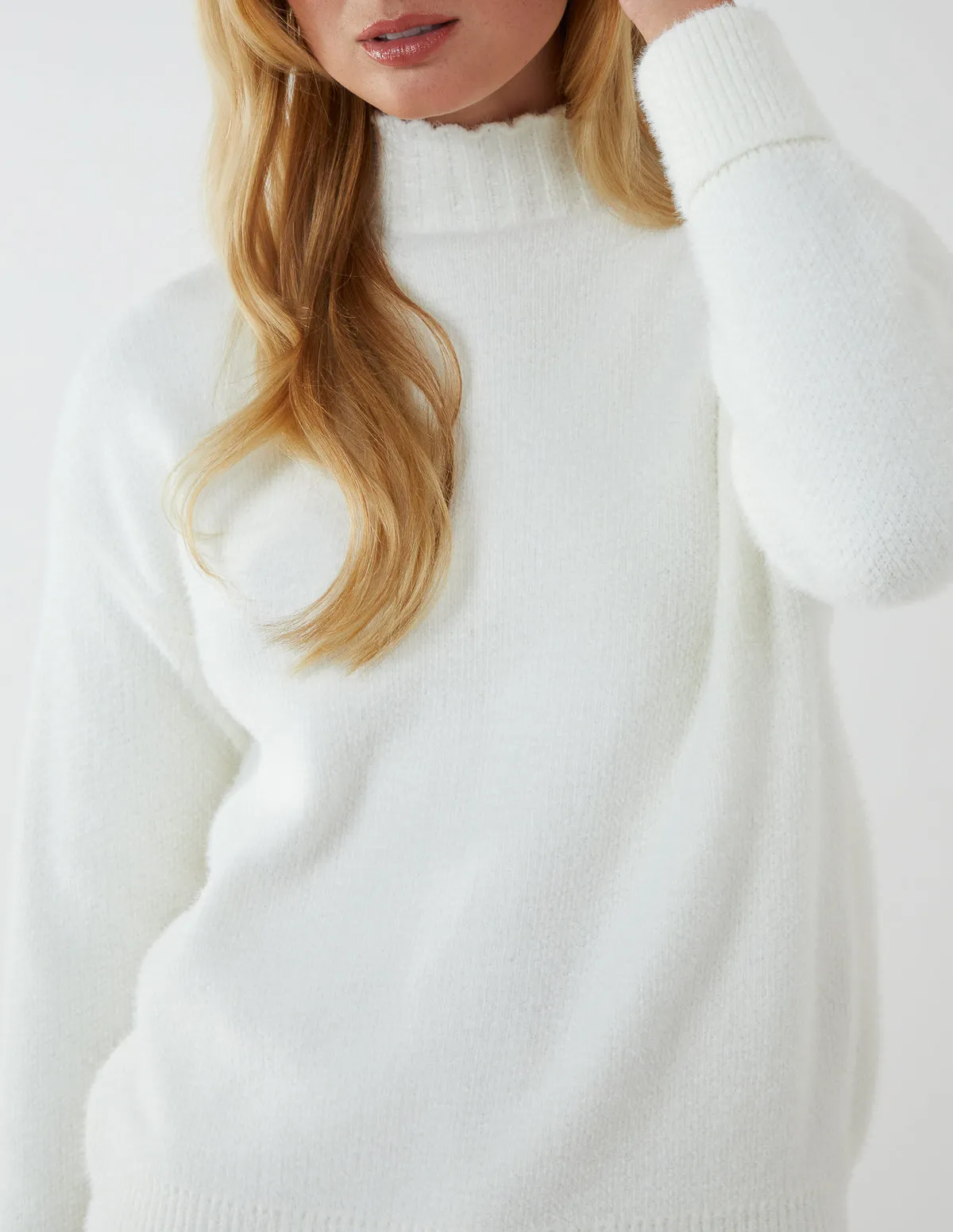 Oversized Roll Neck Jumper