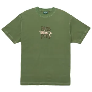 Pass~Port - Frog Lure Organic Cotton Tee Dark Olive