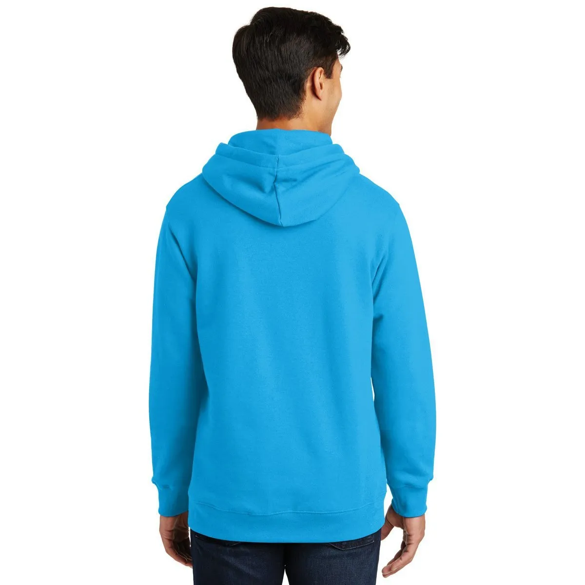 Port & Company Men's Sapphire Fan Favorite Fleece Pullover Hooded Sweatshirt