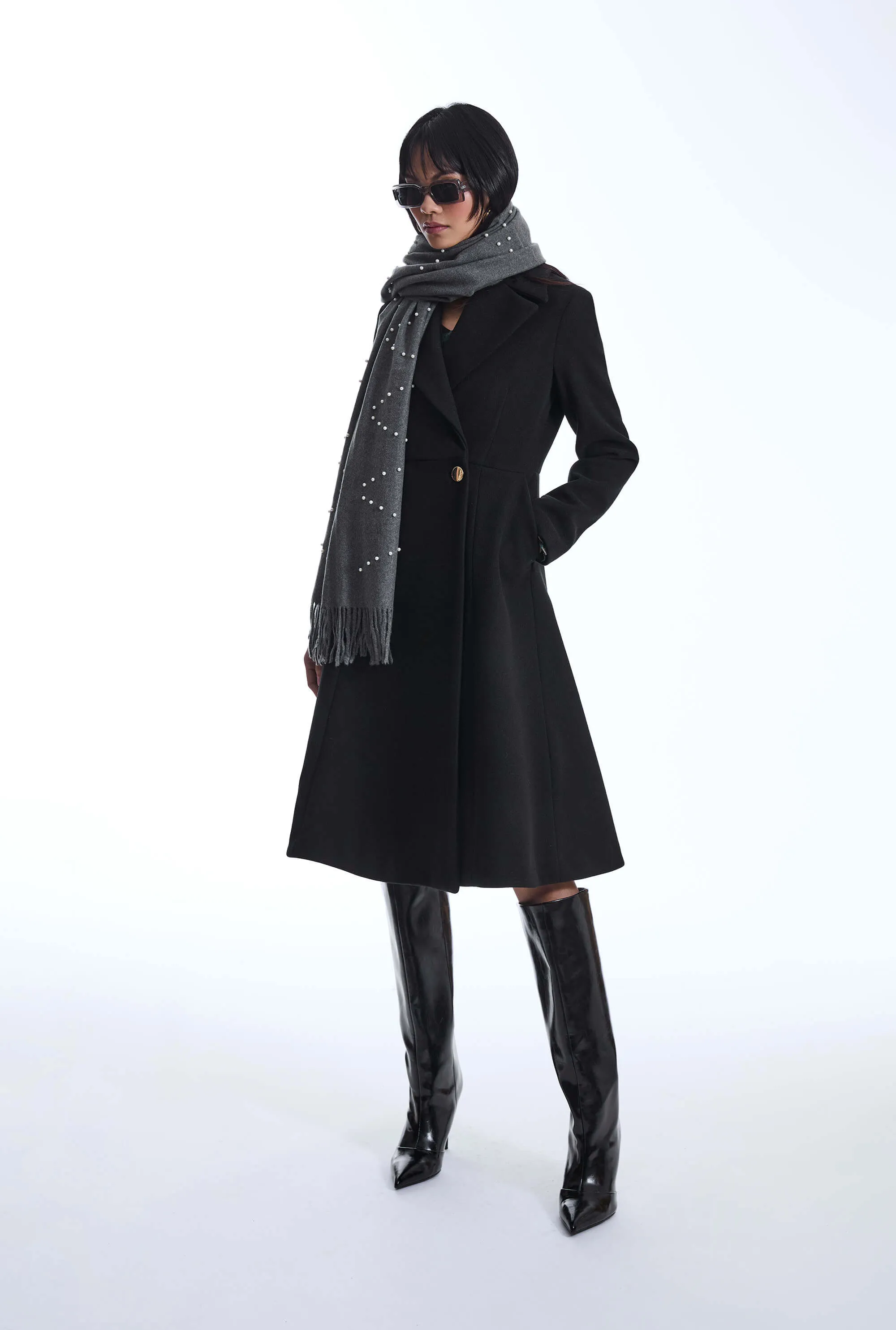 Princess Black Coat