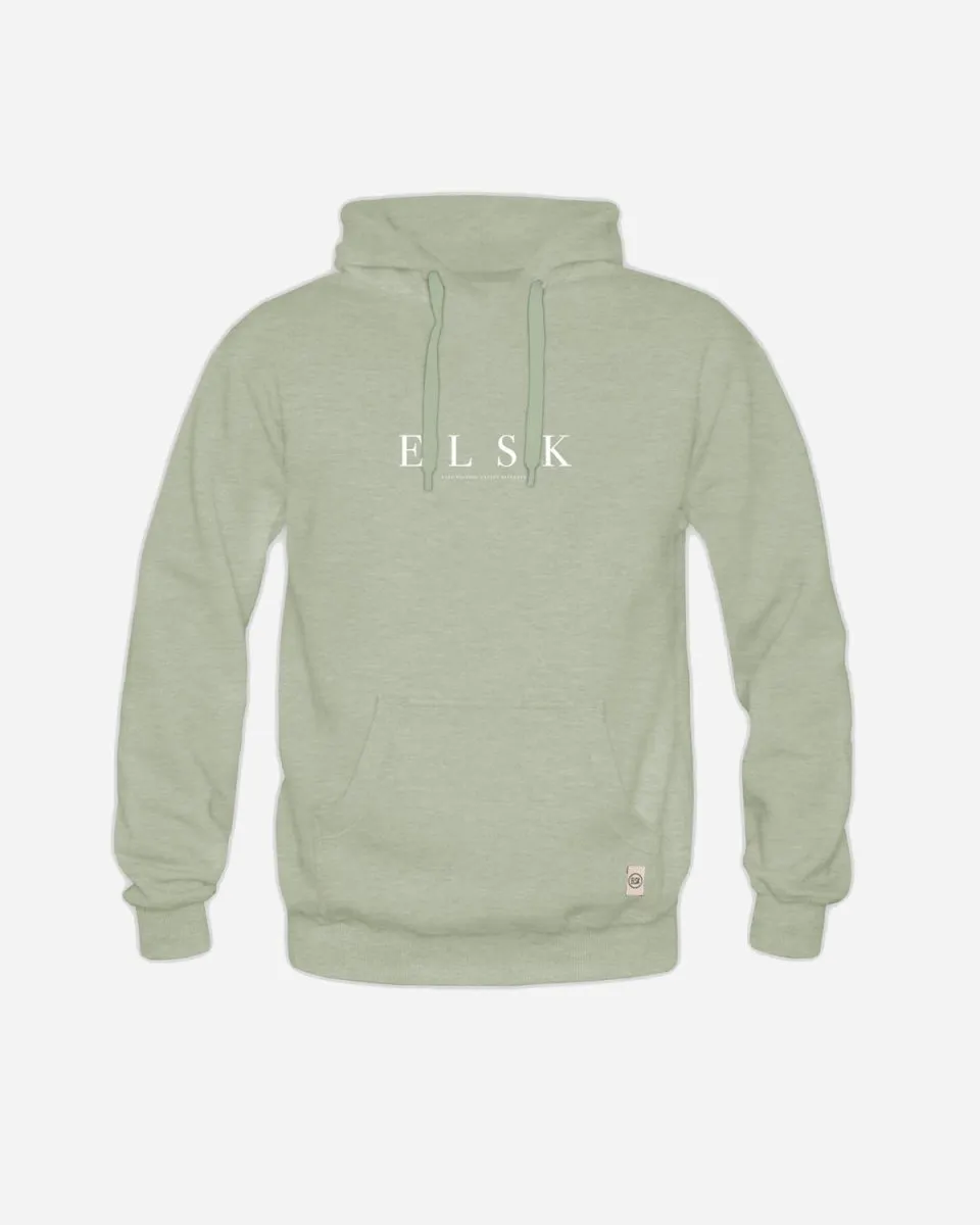 Pure Tværs Hoodie - Light Green